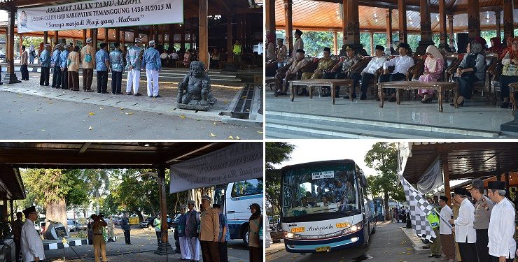 Pemberangkatan Jamaah Calon Haji Kabupaten Temanggung Tahun 2015