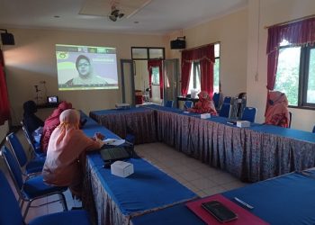 DWP Kemenag Temanggung Ikuti Webinar Nasional Penanganan Pasien Isoman Covid-19