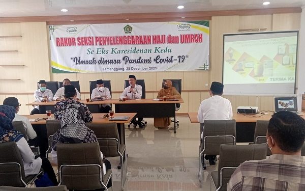 Rakor Seksi PHU Se Karesidenan Kedu di Kemenag Kab. Temanggung