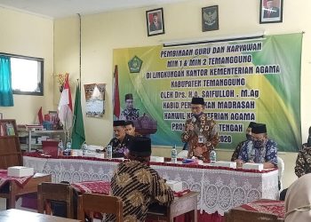 Pembinaan Guru dan Karyawan MIN 1 serta MIN 2 Temanggung