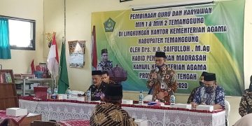 Pembinaan Guru dan Karyawan MIN 1 serta MIN 2 Temanggung