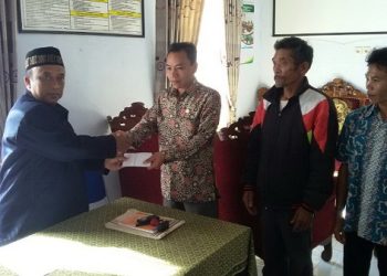 KUA Kecamatan Wonoboyo Peduli Korban Kebakaran