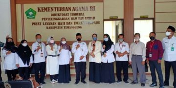 Kasubbag TU Kemenag Kab. Temanggung Sambut Tim Studi Tiru Kankemenag Kab. Kendal