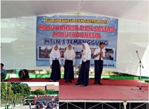 Sambut Bulan Bahasa, MTs Negeri 1 Temanggung Gelar Beberapa Lomba