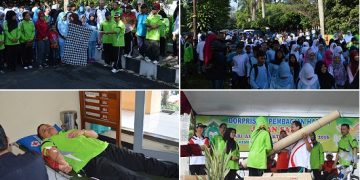 Jalan Sehat dan Donor Darah Meriahkan HAB Kemenag Ke 70 Tahun 2016 Kankemenag Kab. Temanggung