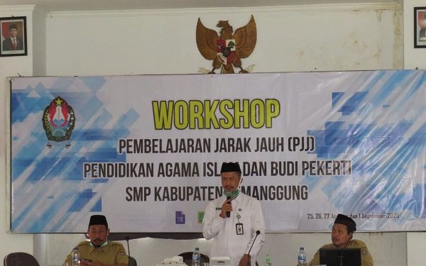 Workshop Pembelajaran Jarak Jauh Guru PAI dan Budi Pekerti
