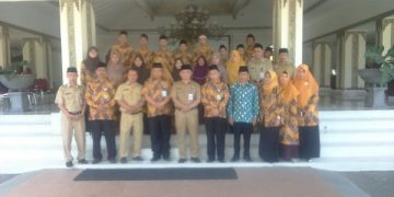 Bupati Melepas Kontingen MTQ Pelajar KabupatenTemanggung Tahun 2019