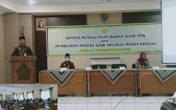 Bintek Penggunaan Buku Bahan Ajar LPQ dan Pembuatan Materi Ajar Melalui Media Digital