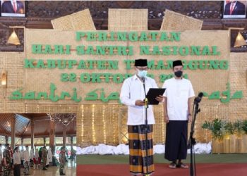 Peringatan Hari Santri Nasional Tahun 2021 Kabupaten Temanggung