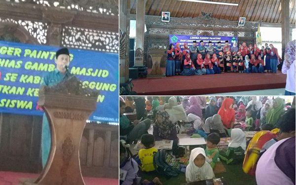 Lomba Finger Painting RA/BA Meriahkan HAB Kemenag Kabupaten Temanggung