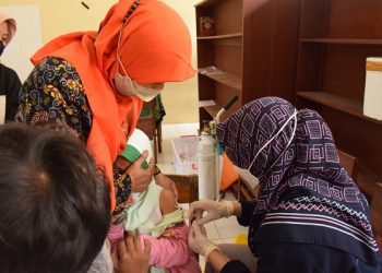 Vaksinasi Dosis Kedua MIN 1 Temanggung