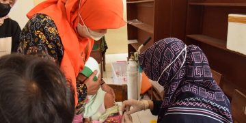 Vaksinasi Dosis Kedua MIN 1 Temanggung