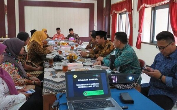 Kemenag Kab. Temanggung  Terima Kunjungan Kerja Seksi Pendidikan Madrasah Kemenag Kab. Jepara