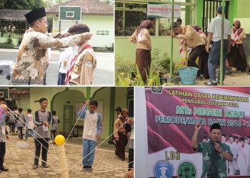 Latihan Dasar Kepemimpinan MTsN Kedu
