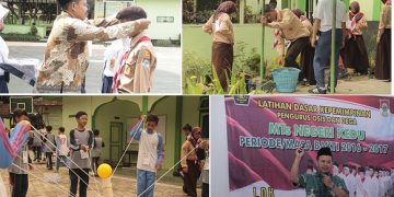 Latihan Dasar Kepemimpinan MTsN Kedu