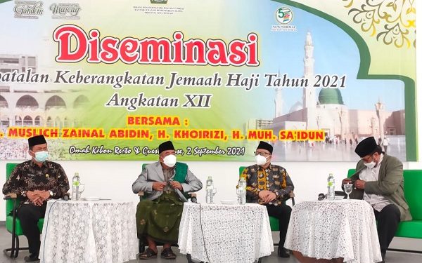Diseminasi Pembatalan Keberangkatan Haji Tahun 2021 Angkatan XII