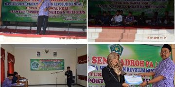 Pekan Olahraga dan Seni antar Pondok Pesantren Tingkat Daerah Tahun 2016 Kankemenag Kab. Temanggung