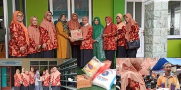 DWP Kemenag Kab. Temanggung Berbagi Sembako dan Nasi Kotak