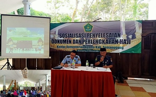 Sosialisasi Penyelesaian Dokumen dan Perlengkapan Haji