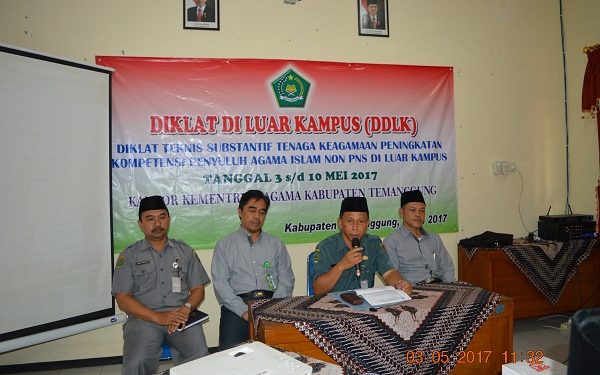 Diklat Sebagai Upaya Peningkatan Kompetensi Penyuluh Agama Islam Non PNS
