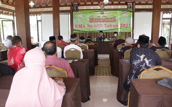 Sosialisasi KMA Nomor 660 Tahun 2021