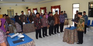 Pengukuhan Kepala MIN, Kaur TU MAN dan Kaur TU MTsN