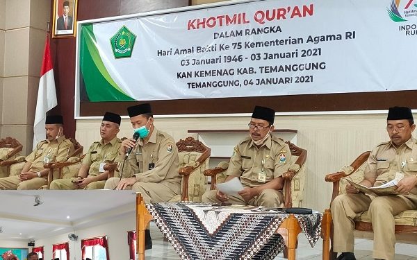 Khotmil Qur'an dalam Rangka Memperingati HAB ke-75 Kemenag
