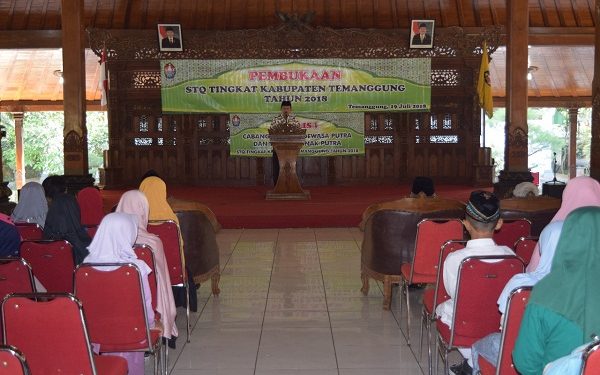 Bupati Membuka STQ Kabupaten Temanggung 2018