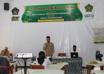 Pelatihan Publikasi Ilmiah MTS Negeri 2 Temanggung