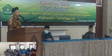 Pisah Sambut Kepala Kantor Kemenag Kab.Temanggung
