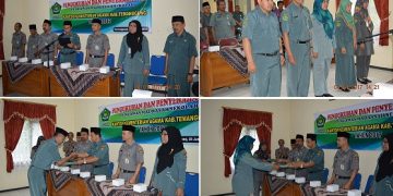 Pengukuhan  Pengawas Madrasah Kankemenag Kabupaten Temanggung