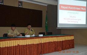 Rakor Seksi Pendidikan Agama Islam Kantor Kementerian Agama Kabupaten Temanggung