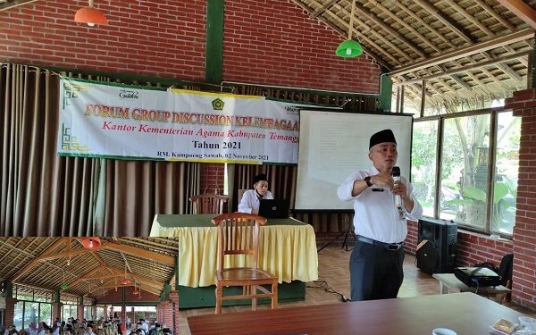 Kemenag Kab. Temanggung Gelar FGD Kelembagaan KUA
