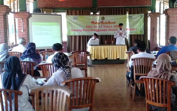 Kemenag Kab. Temanggung Gelar Sosialisasi PMA No.13 Tahun 2021