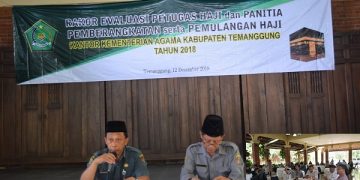 Rapat Evaluasi Penyelenggaraan Ibadah Haji (PPIH) Kabupaten Temanggung Tahun 2018