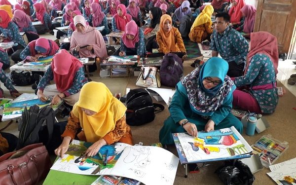 Workshop Menggambar untuk Kepala RA se Kabupaten Temanggung