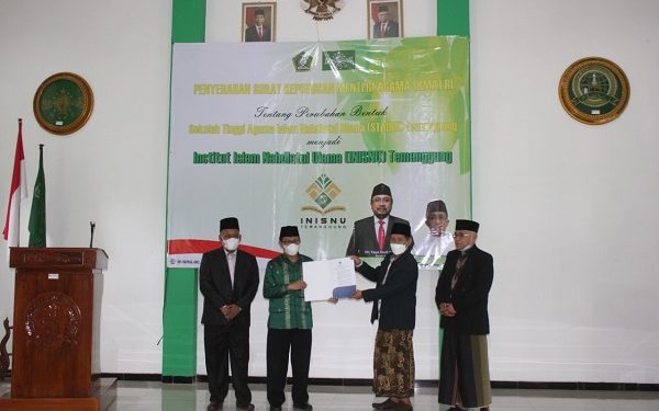 STAINU Temanggung Resmi Berubah Menjadi INISNU Temanggung