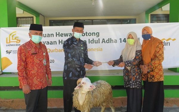 Kepala Kemenag Serahkan Bantuan Hewan Kurban