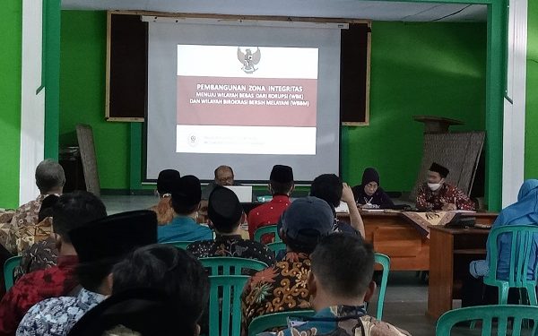 Sosialisasi Pembangunan ZI MAN Temanggung