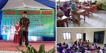 Lomba Kreatifitas Anak RA dan Madin se Kecamatan Kledung
