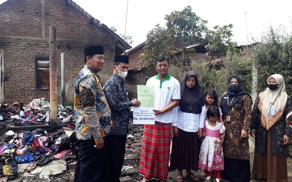 Kemenag Kab. Temanggung Peduli Bencana Kebakaran