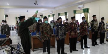 Pelantikan dan Pengambilan Sumpah Jabatan Penghulu dan Pengawas Madrasah