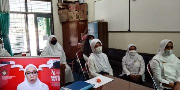 Pengurus DWP Kemenag Kab. Temanggung Ikuti Webinar Nasional