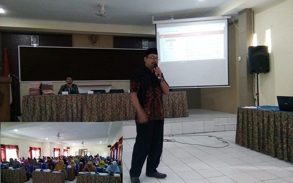Sosialisasi Petunjuk Teknis Penulisan Blangko Ijazah Kankemenag Kab. Temanggung