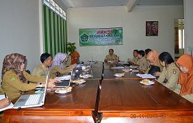 Rakor Pembuatan Lakip Tahun 2016 Kankemenag Kabupaten  Temanggung