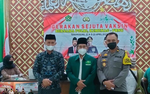 Kemenag Kab. Temanggung Sukseskan  Program 1 Juta Vaksinasi Booster