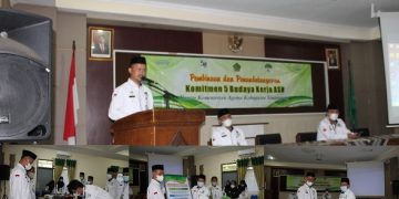 Penandatanganan Komitmen 5 Budaya Kerja di Lingkungan Kemenag Kab. Temanggung