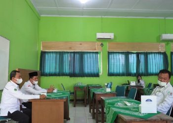 Kepala Kemenag Bersama Kasi Penmad Monitoring KSM 2021