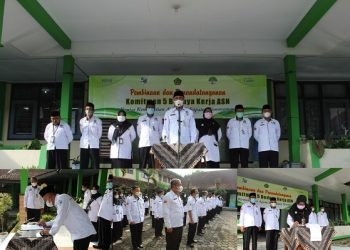 Apel Pagi dan Penandatanganan 5 Komitmen Budaya Kerja Kementerian Agama
