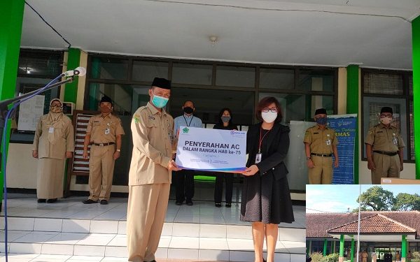 Kemenag Kab. Temanggung Terima Bantuan Tiga Unit AC dari BRI Cabang Temanggung